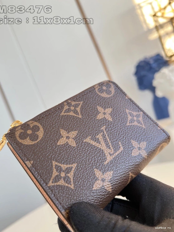 WIS Vuitton Louis Wallet-11*8.5*1.5CM Noa Compact 0724